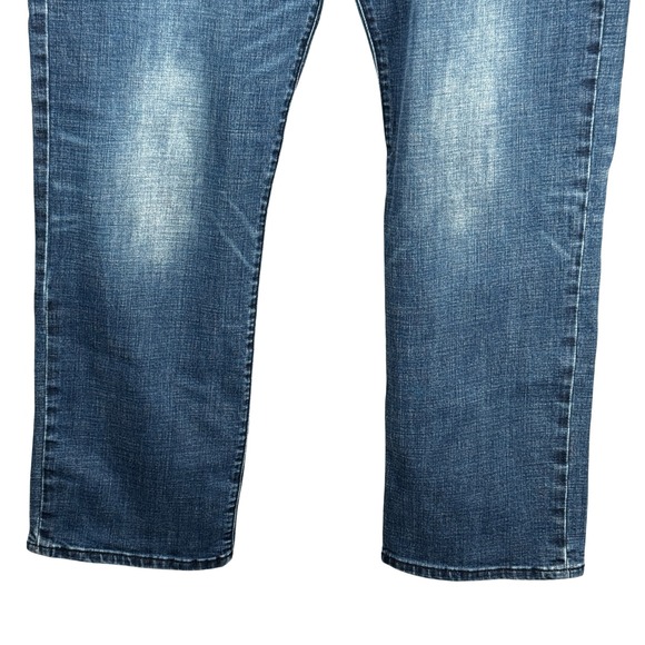 Lucky Brand Mens 36x30 363 Straight Leg Jeans Medium Wash Denim - Picture 4 of 16